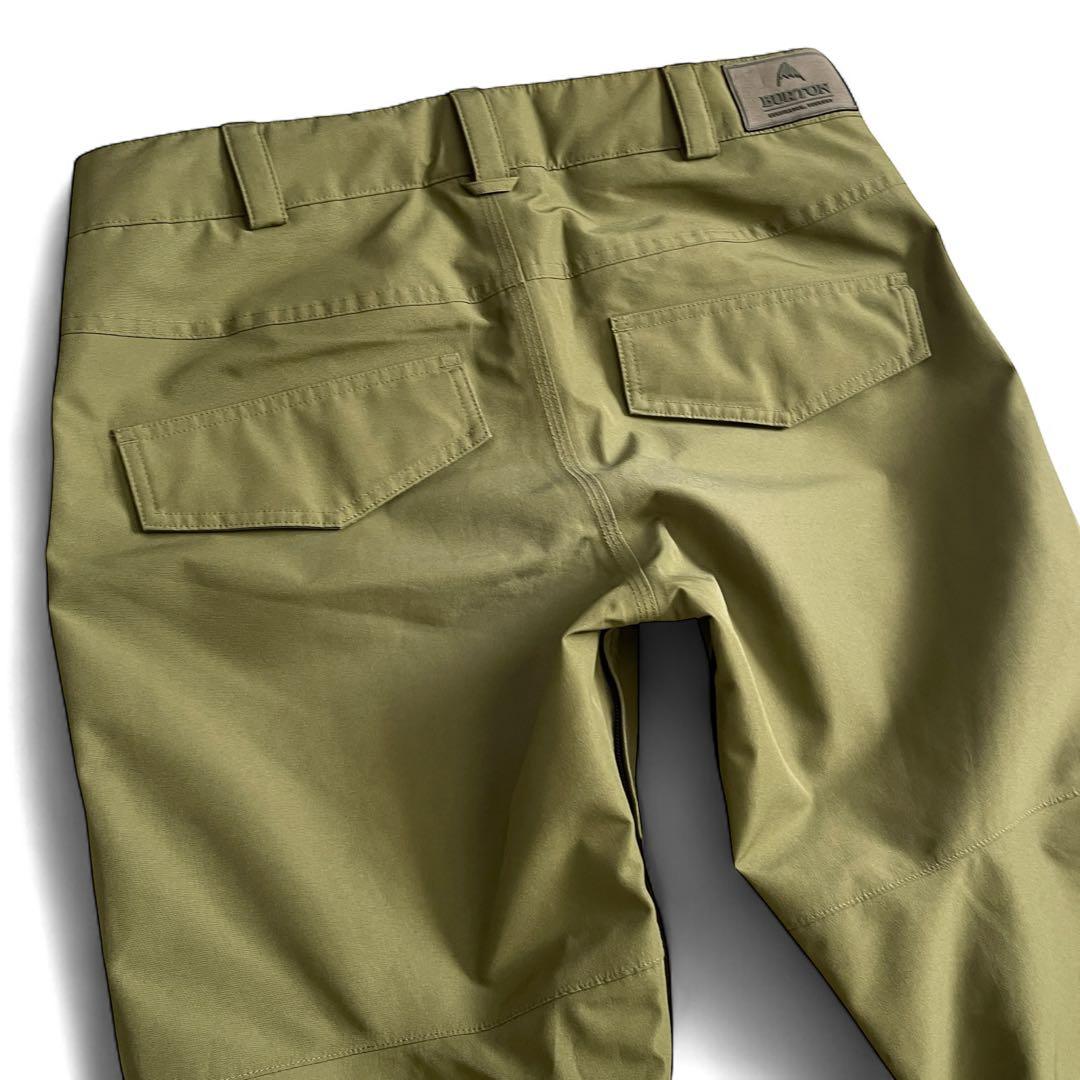 美品　BURTON ゴアテックスパンツ　カーキ　M