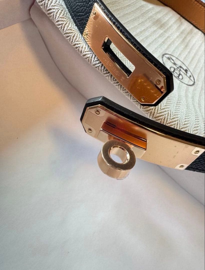 新品 HERMESエルメス ケリーベルトブラックK刻印(2025）