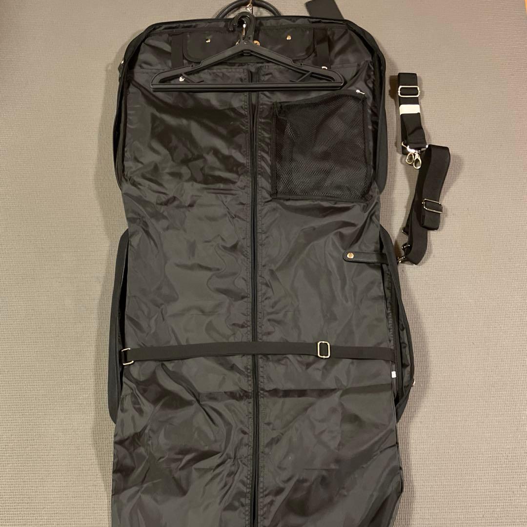 【美品✨CORDURA】ガーメントバッグ スーツバッグ 鞄 カバン ブラック 黒