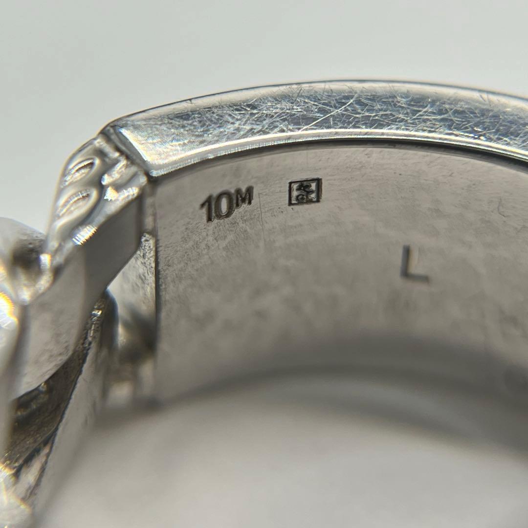 ルイヴィトン バーグ モンテーニュ リング 21号 GL0120 シルバーカラー