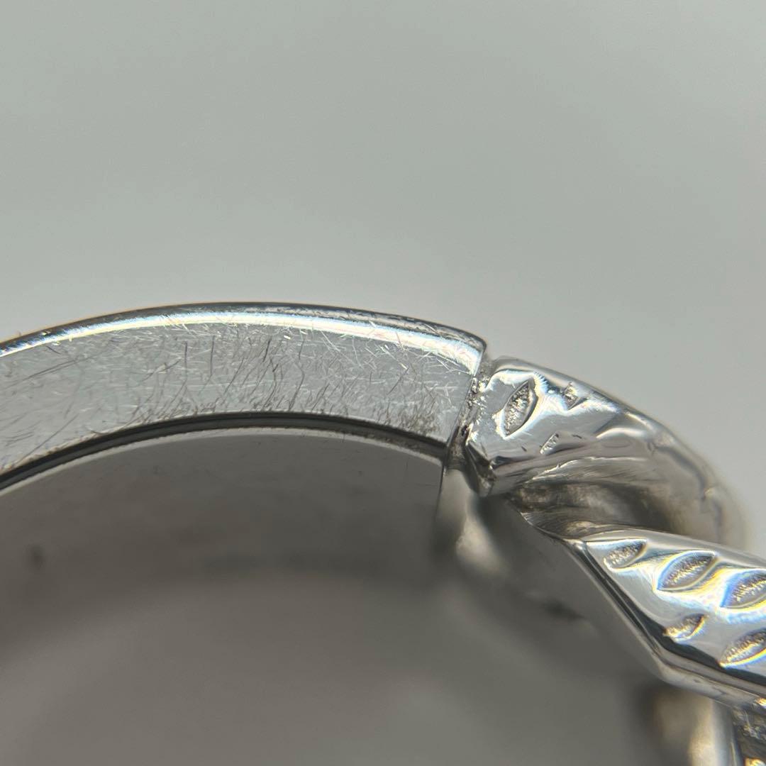 ルイヴィトン バーグ モンテーニュ リング 21号 GL0120 シルバーカラー