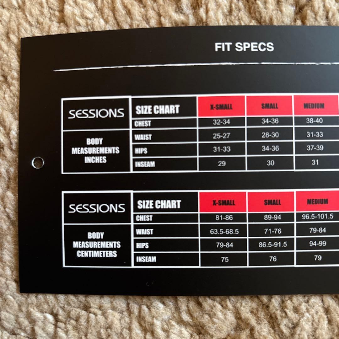 SESSIONS スノーボードウエア XS【日本サイズM】