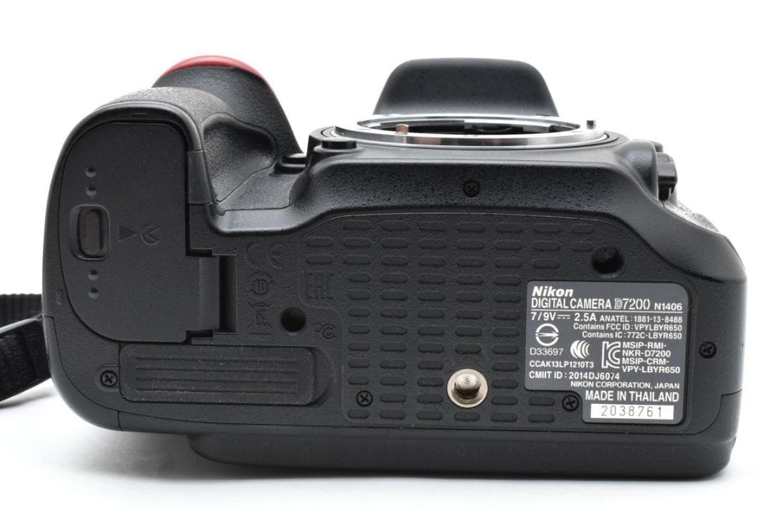 美品　ニコン D7200 ダブルレンズ/SD64GB/専用ガラスフィルム