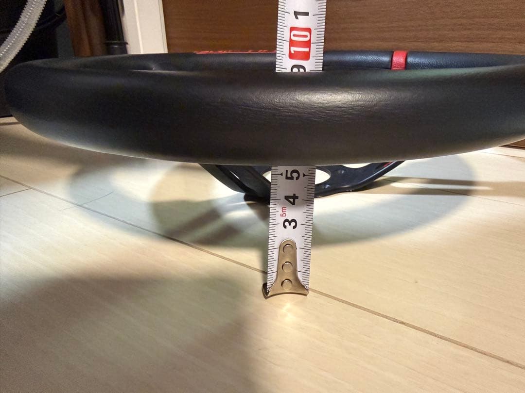 正規品 momo DRIFTING ステアリング 黒/赤　33φ