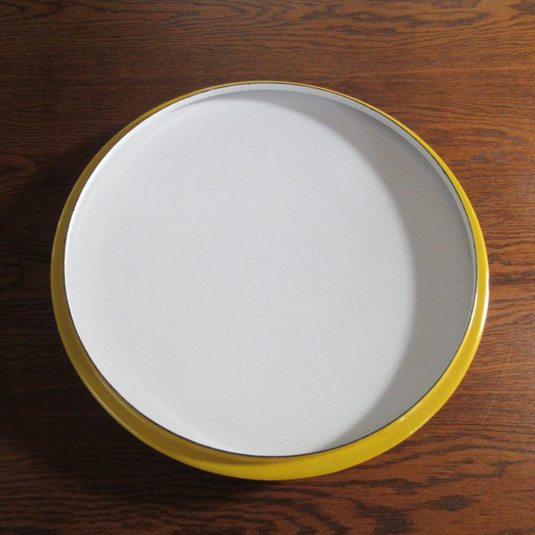 Dansk ダンスク ビンテージ コベンスタイル フライパン蓋付 黄色 30cm