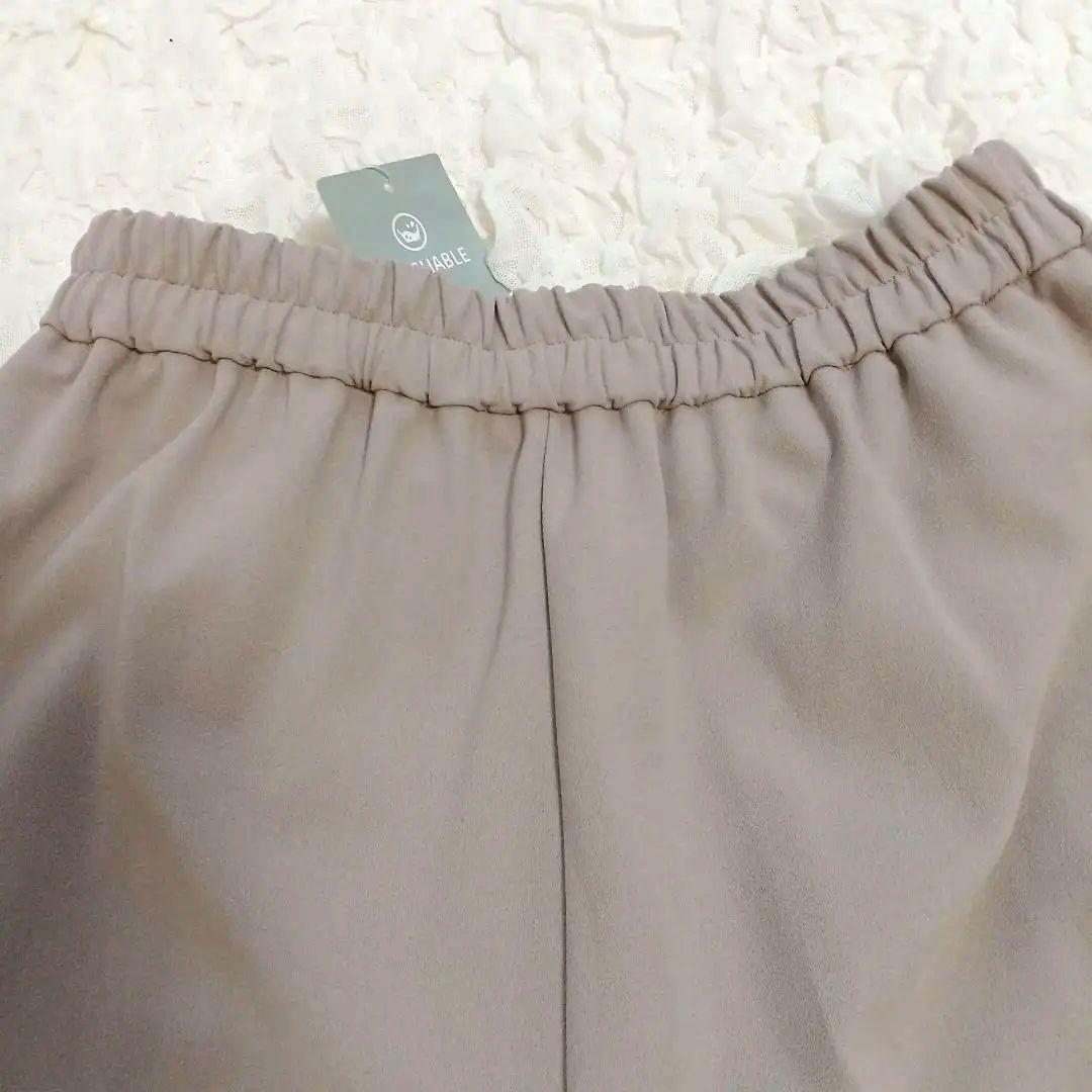 新品✨ナチュラルビューティーベーシック　【洗える】パンツスーツ　ベージュS