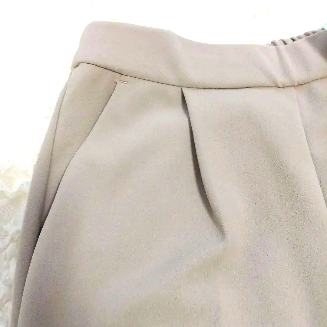 新品✨ナチュラルビューティーベーシック　【洗える】パンツスーツ　ベージュS