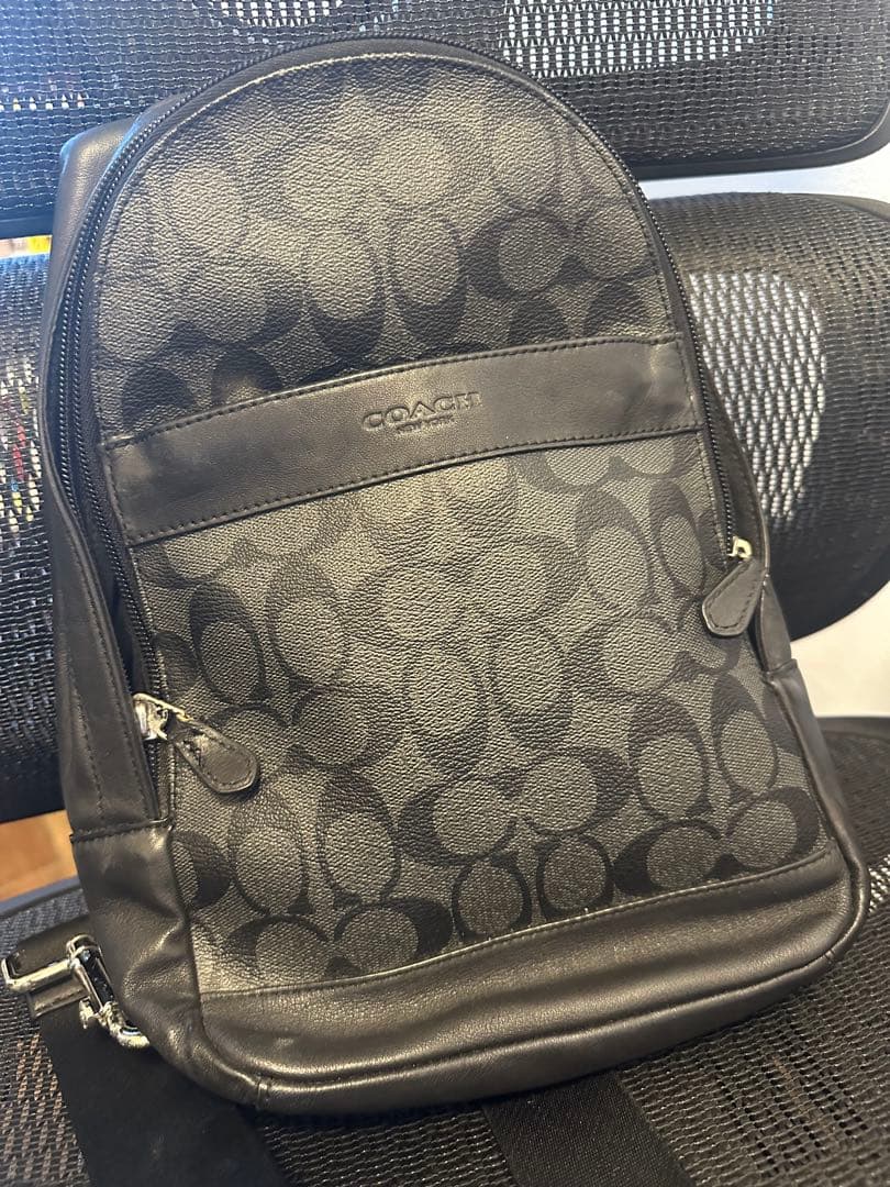 【COACH】コーチ シグネチャー ボディバッグ ワンショルダー 斜めがけ
