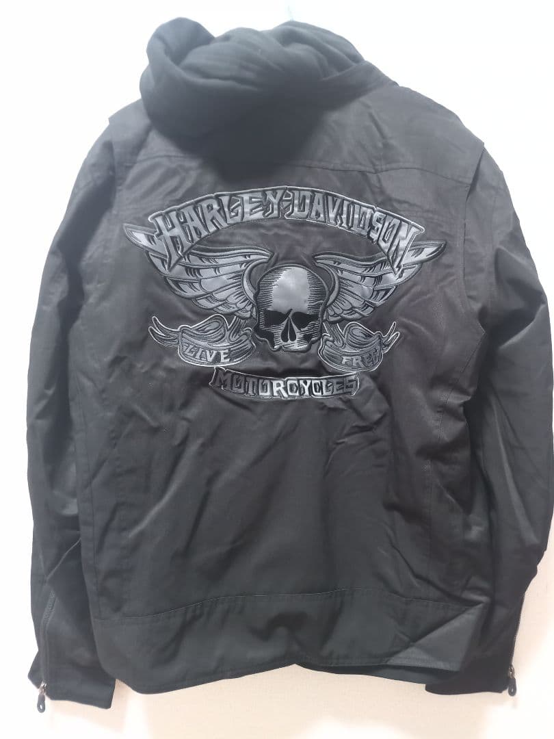 Harley-Davidson 　ハーレーダビッドソン　黒　ジャケット