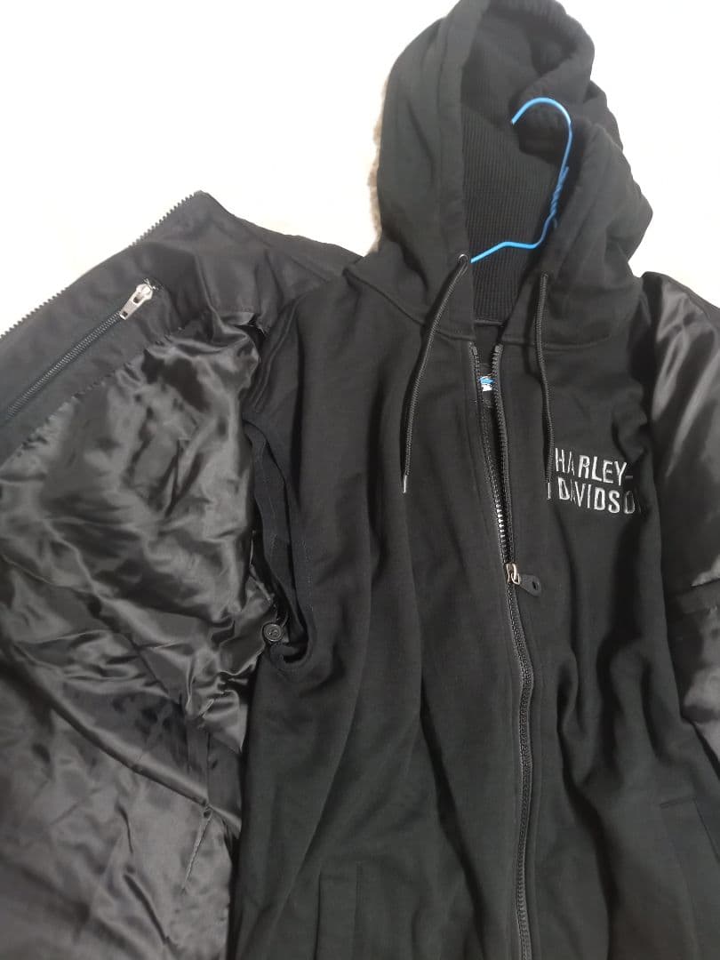 Harley-Davidson 　ハーレーダビッドソン　黒　ジャケット