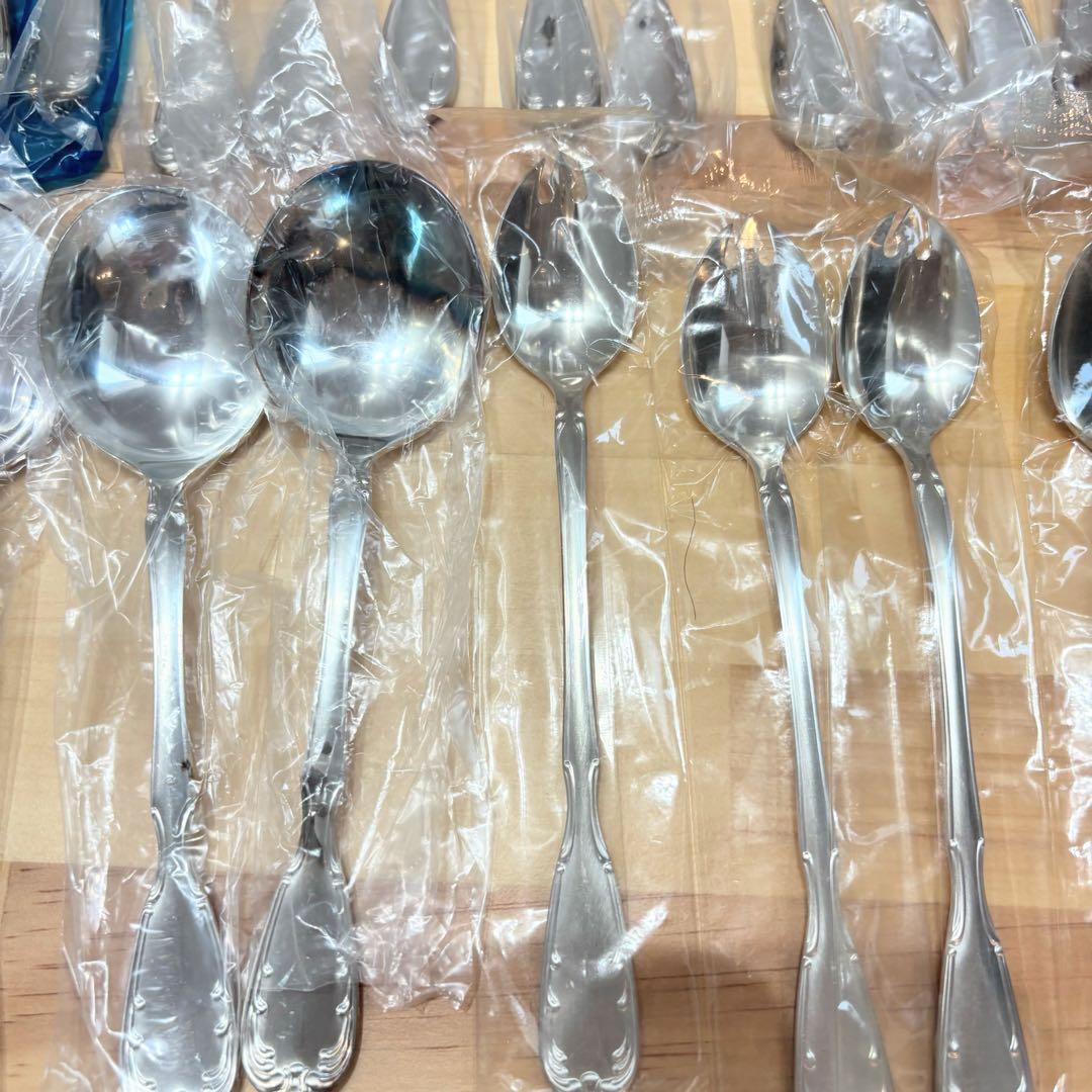 【未使用】ノリタケ カトラリー　スプーン＆フォーク　花柄　49本　大量