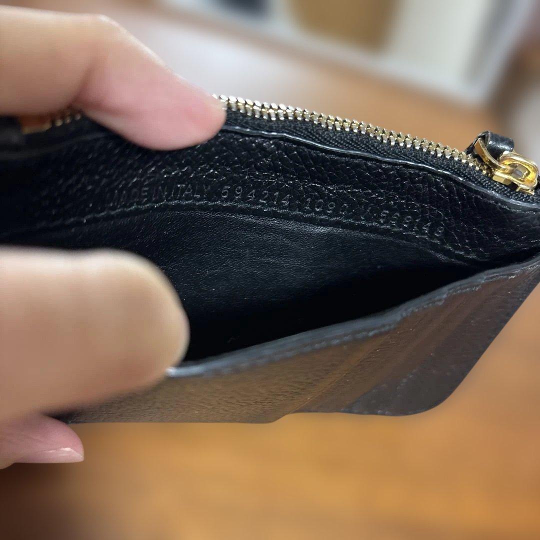 魚は欲し魚　BALENCIAGA ブラックレザー ケース