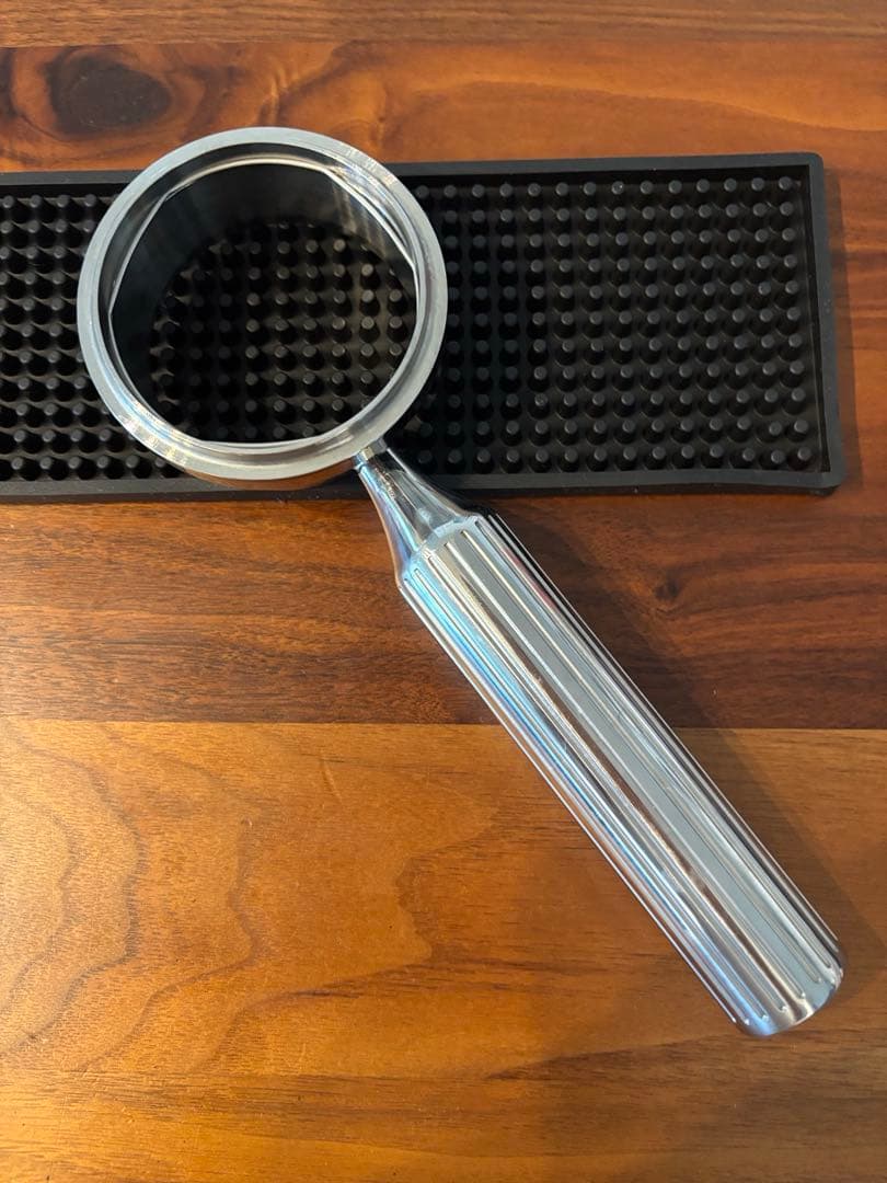 【美品】Superkop エスプレッソマシン、ボトムレスポルタフィルター付