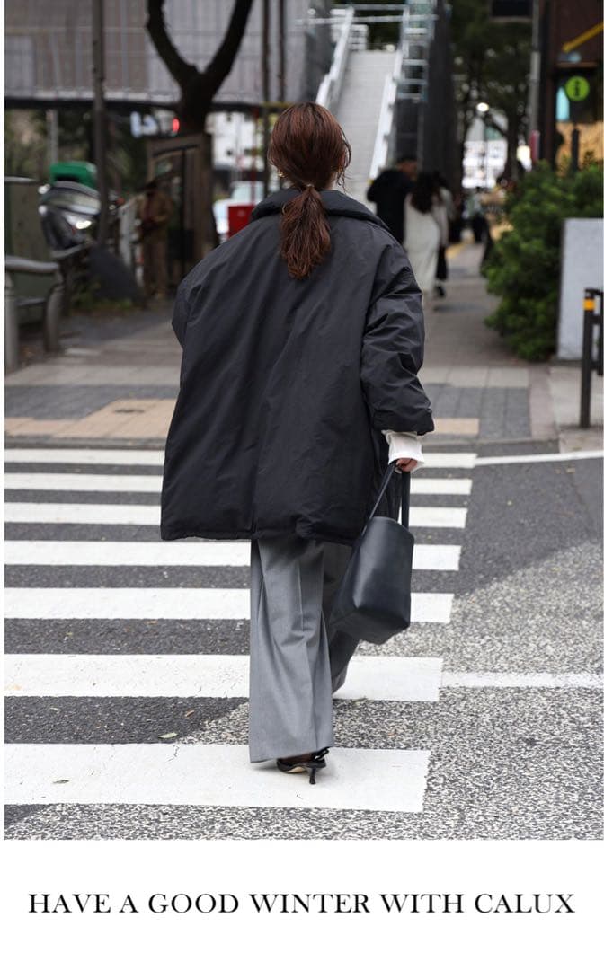 CALUX PUFFER COACH JACKET ダウンジャケットキャラクス