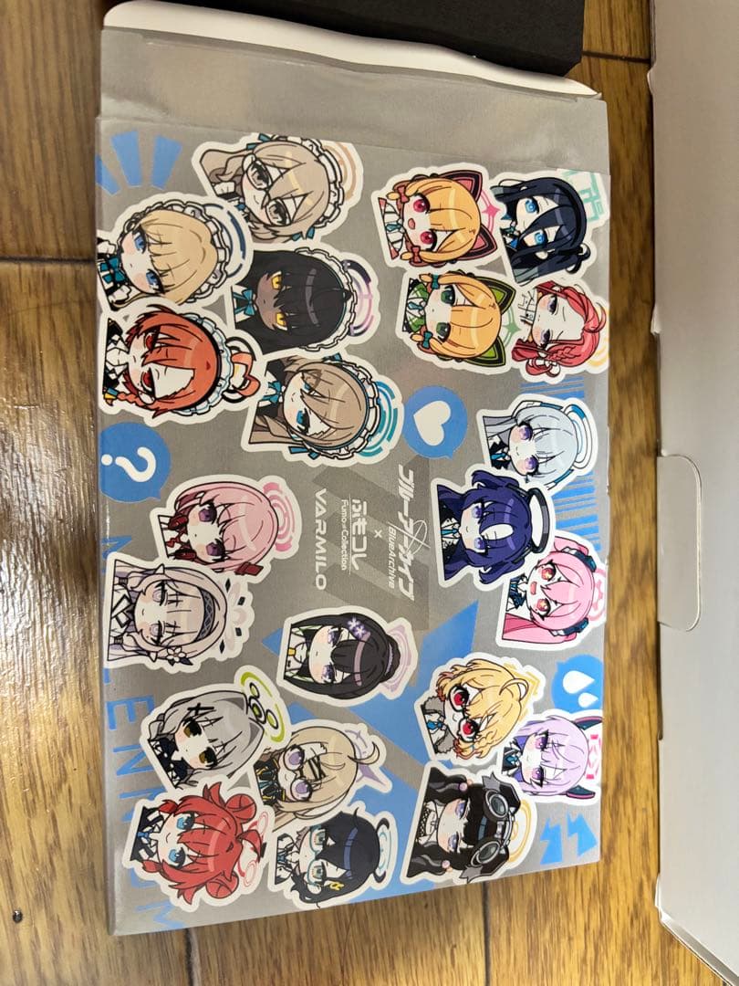 ふもコレ　キーボード　US 英語配列 アイリス軸　キーキャップ ブルアカ