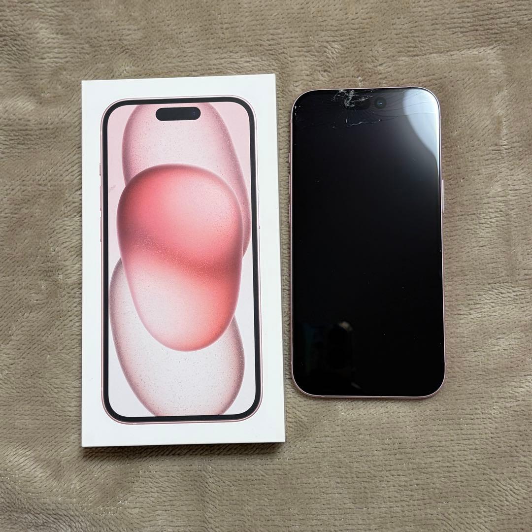 Apple iPhone 15 ピンク 本体　128GB　【ジャンク品】