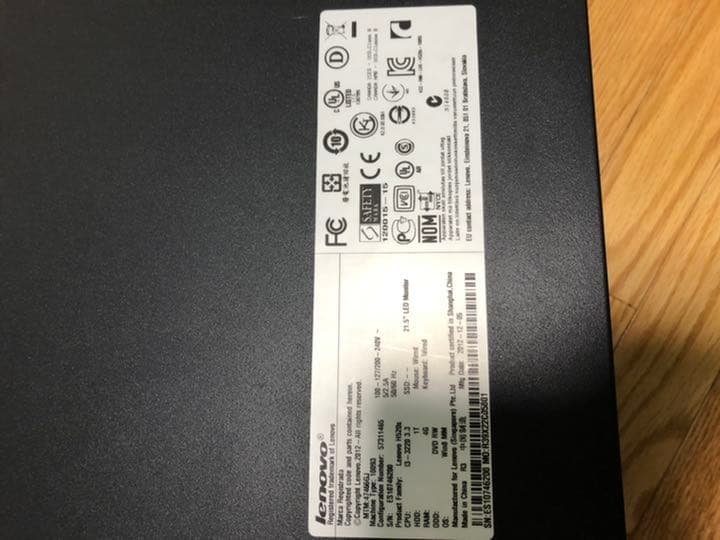 LenovoデスクトップPC