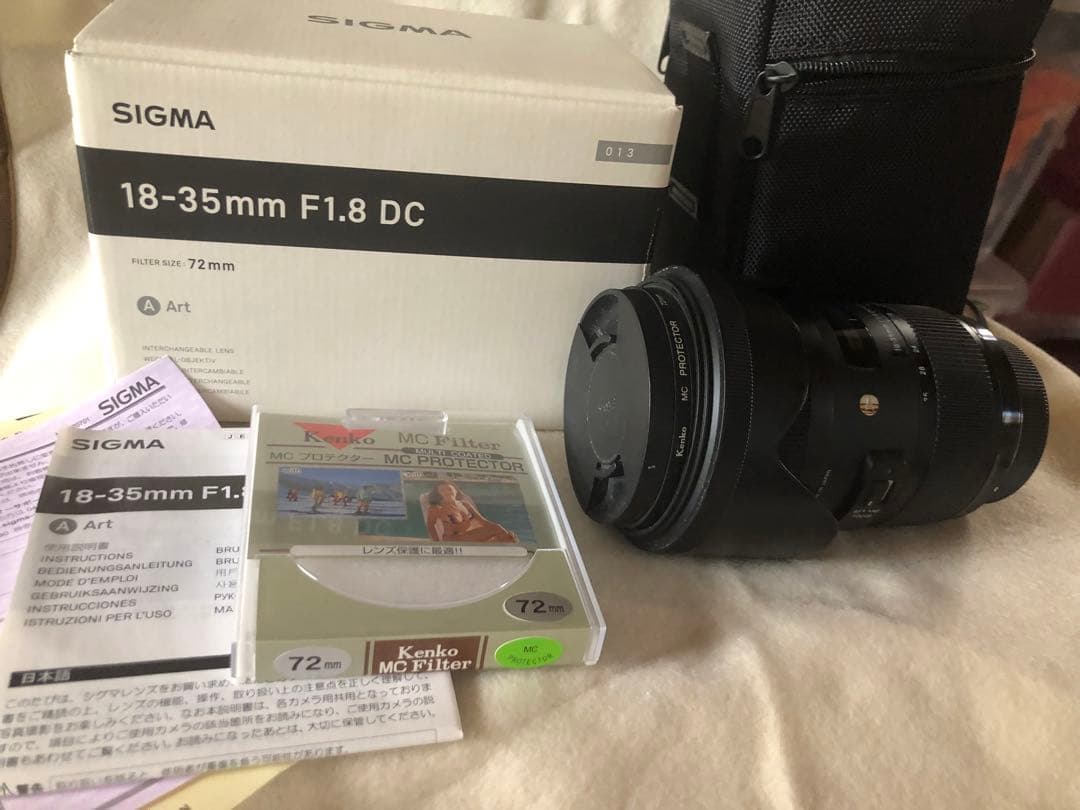 SIGMA 18-35mm F1.8 DC Artレンズ　Nikon用