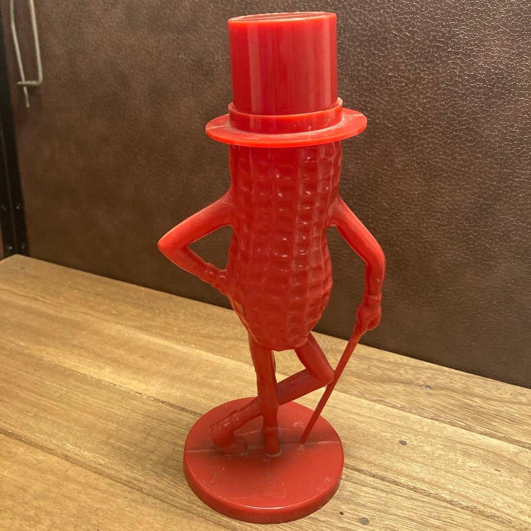 ミスターピーナッツ ビンテージバンク 貯金箱 アドバタイジングフィギュア赤