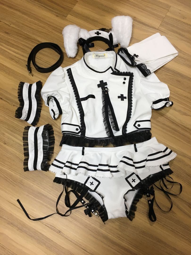 Malymoon マリームーン 月海つくねコラボ マシュマロホワイトバニーナース