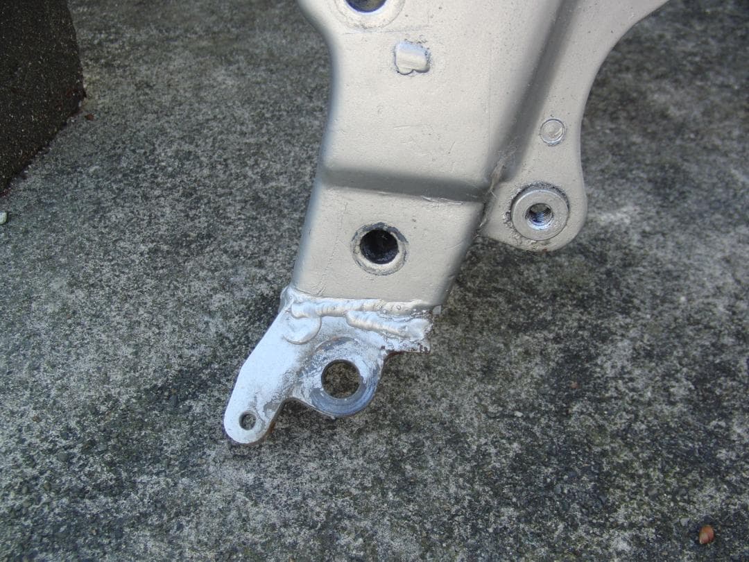 ★NSR50/80 後期型フレーム カット無し、サイドスタンドステー付 書付！