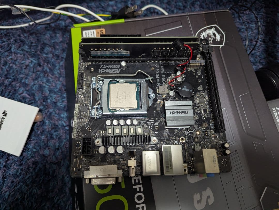 ASRock B360M-ITX マザーボード i7-9700k 32GBRAM