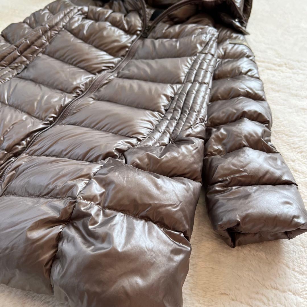 美品 タトラス BABILA モカブラウン 02 バビラ ダウンコート Aライン