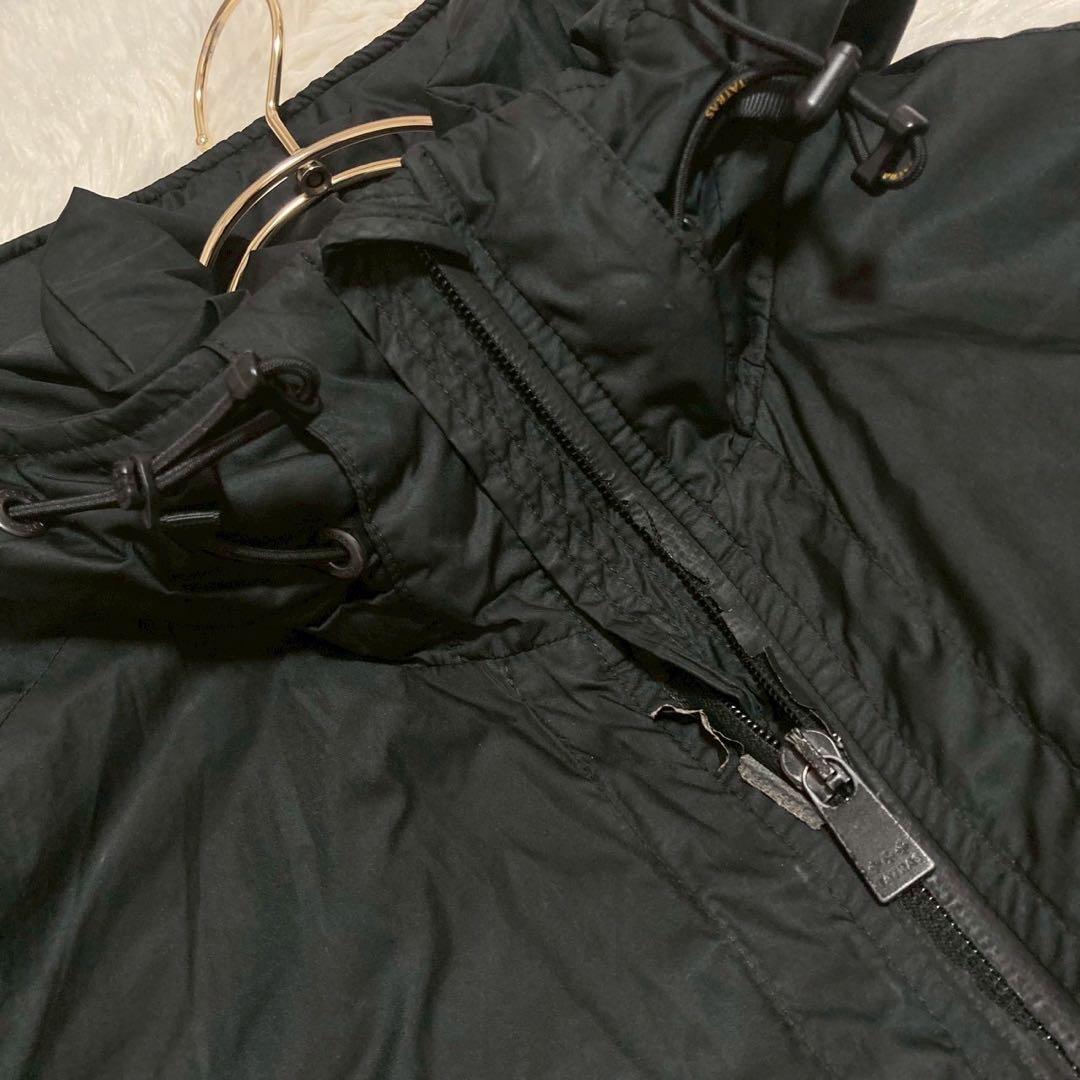 TATRAS フード付きブルゾン ブラック 2 カジュアル 着回し アクティブ