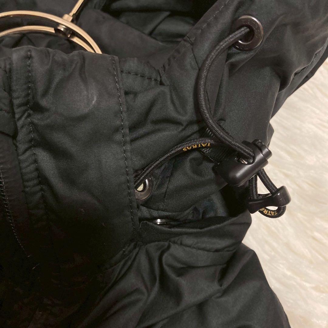 TATRAS フード付きブルゾン ブラック 2 カジュアル 着回し アクティブ