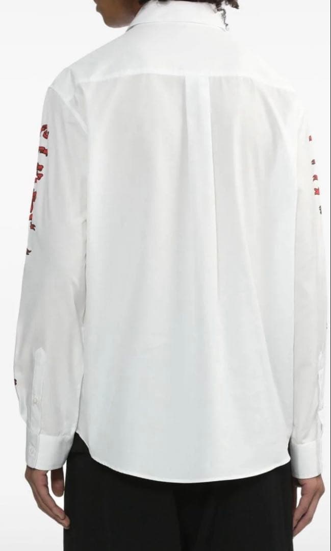 Simone Rocha シモーネロシャ　ロゴプリントシャツ　サイズXL