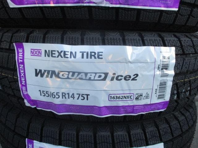 新品スタッドレスセット☆155/65R14☆軽自動車　タント・スペーシア