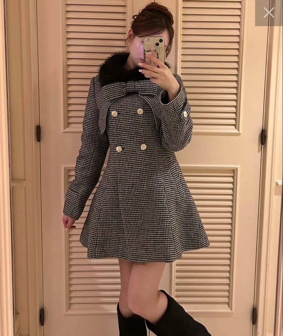 【OLIVE des OLIVE】 Keru マルチwayリボンミドルコート