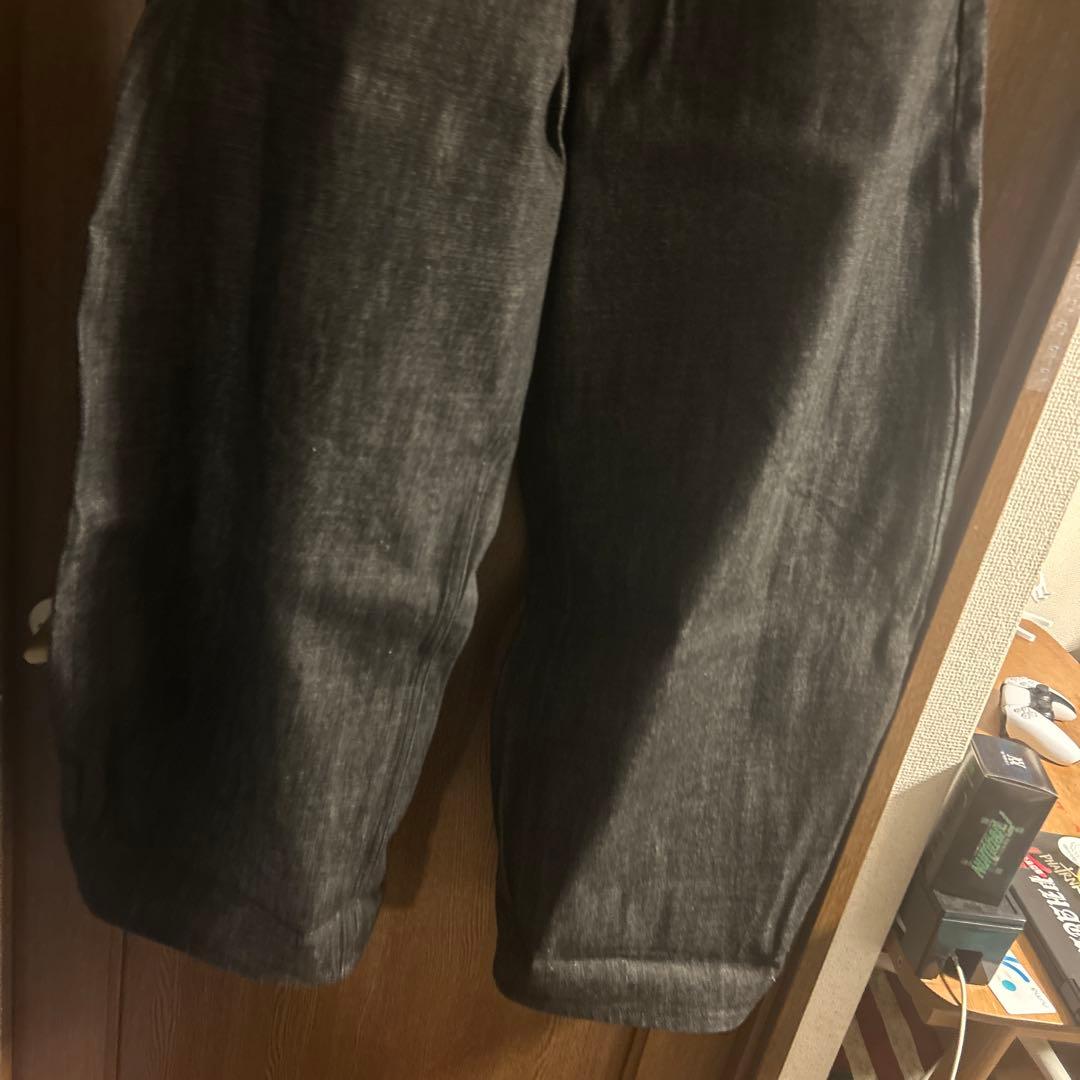 PEOPLESENSE ダークデニム ボタンフライパンツ