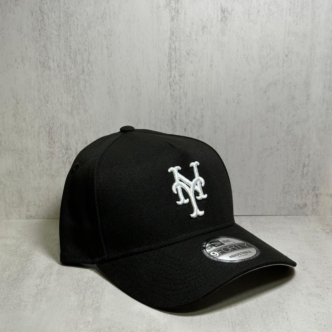 【海外限定モデル】 メッツ 9FORTY A-Frame ブラック キャップ ④