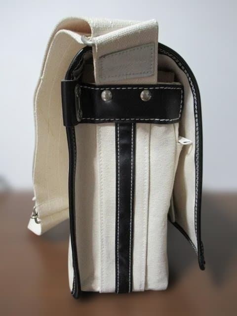 【昭和レトロ】肩掛け学生カバン（帆布製のショルダーバッグ）