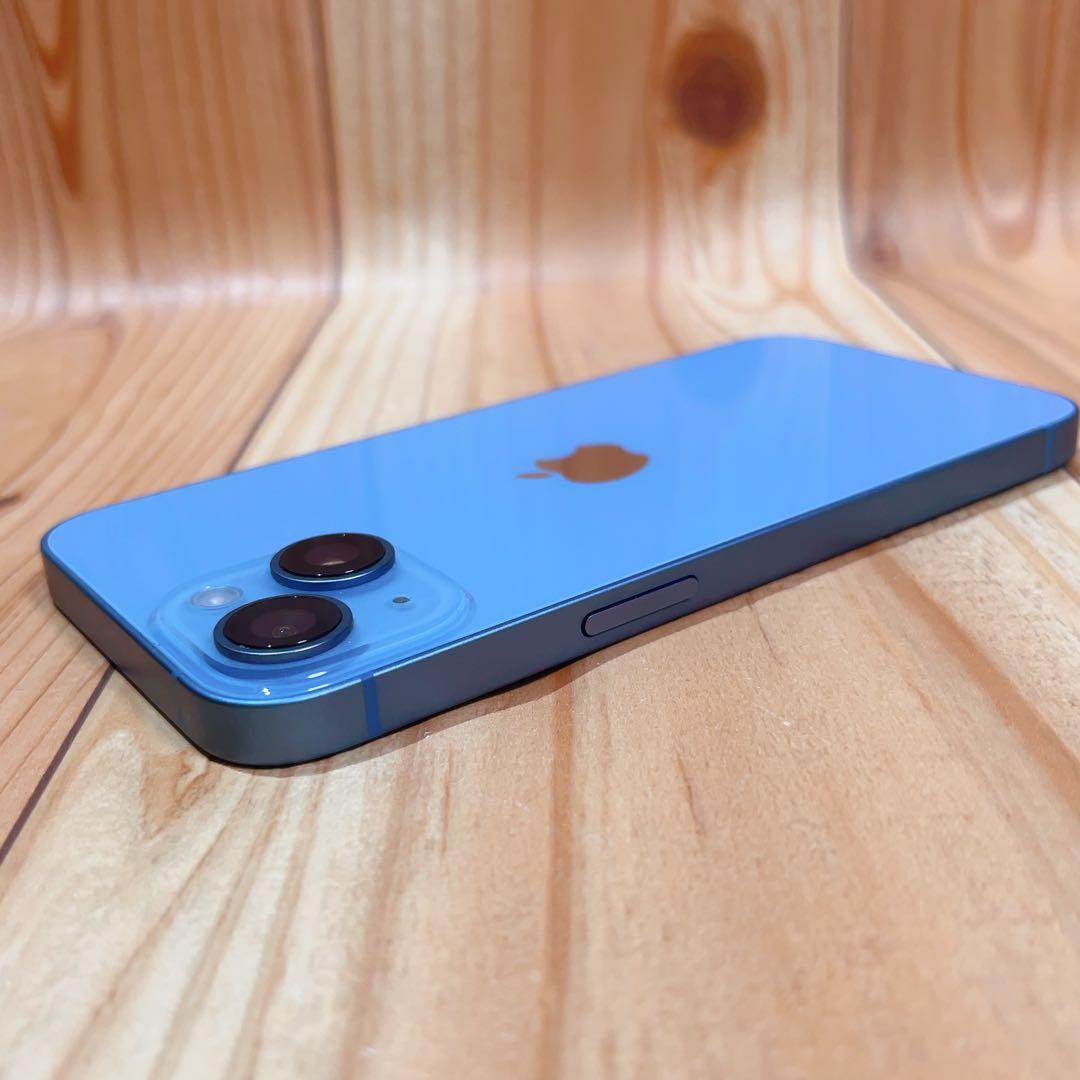 SIMフリー 本体 iPhone 14 128 GB ブルー 537 電池良好