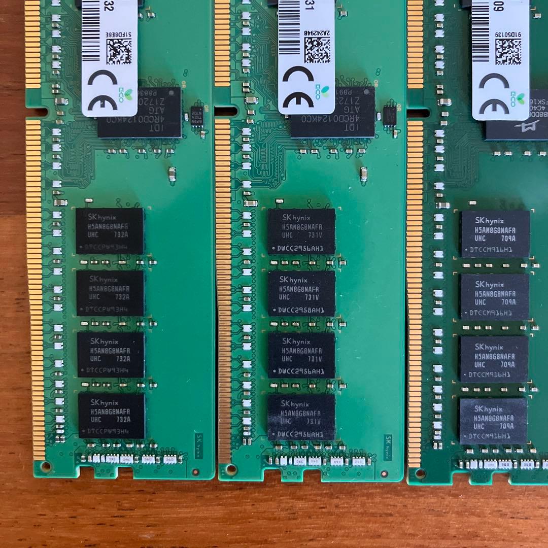 値下げ依頼対応品 動作保証済8枚セットSK hynix ハイニックス