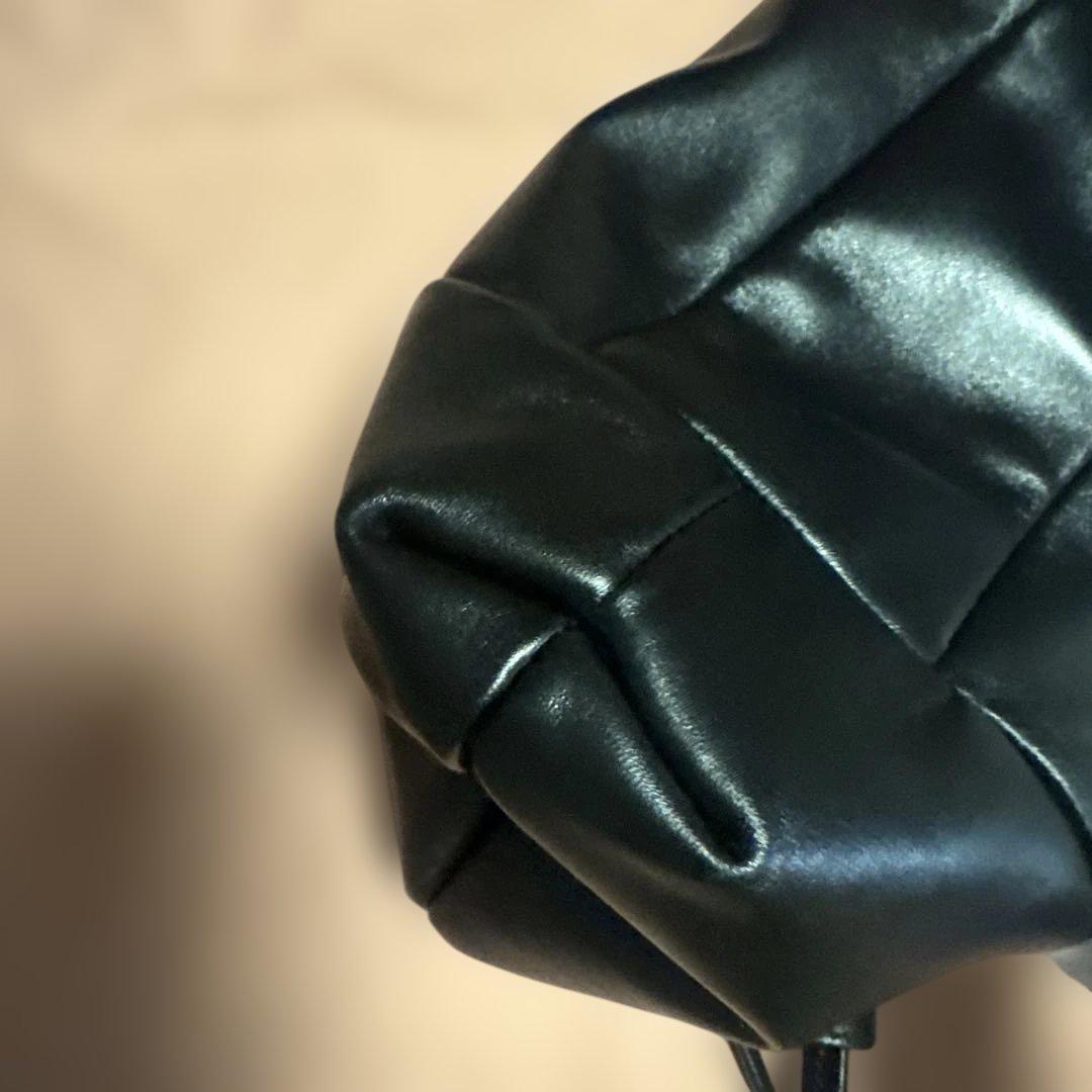 miu miu ナッパレザーホーボーバッグ ブラック　美品