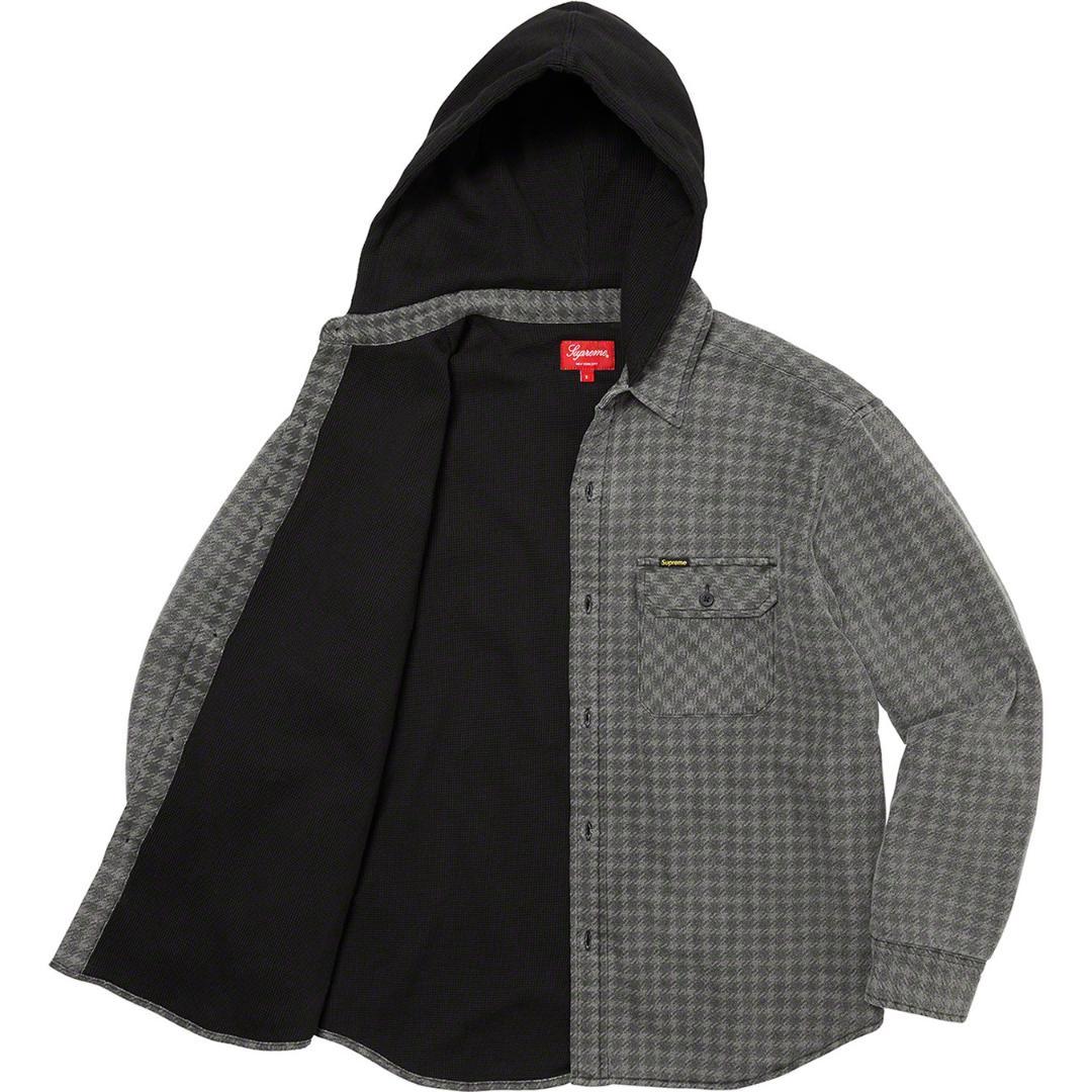 Lサイズ Supreme Houndstooth Flannel Hooded