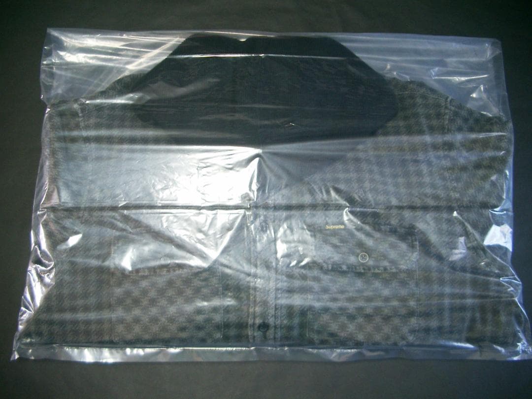 Lサイズ Supreme Houndstooth Flannel Hooded