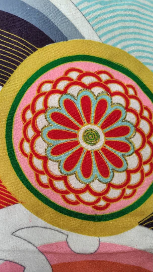 RK408アンティーク子供着物着丈94センチ裄丈40センチ正絹美品