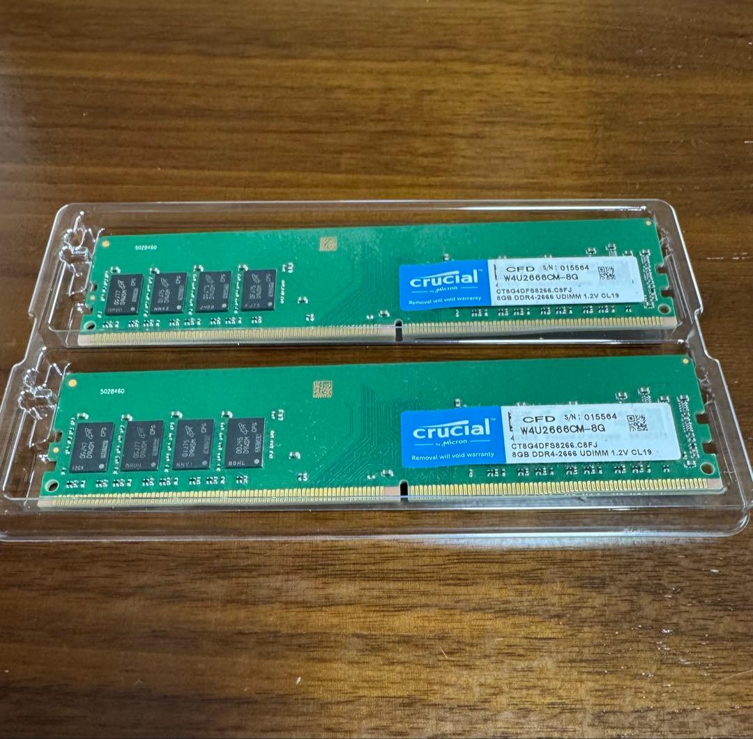 AMD Ryzen™ 5 5600X crucial メモリDDR4 8GBx2