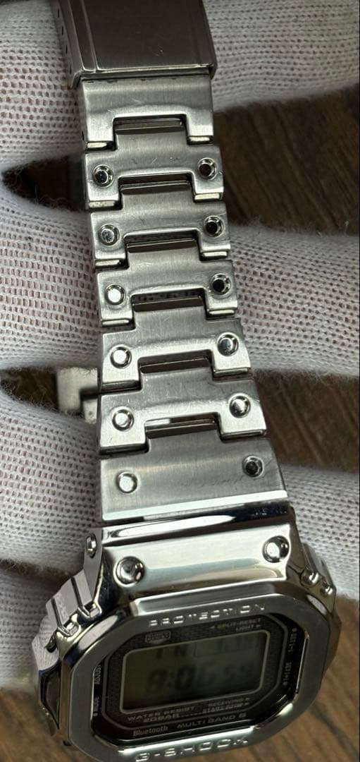 G-SHOCK GMW-B5000D-1JF 電波ソーラー シルバー