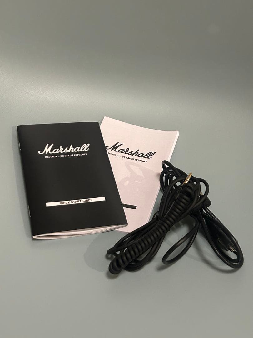【ヘッドホン】マーシャル　Marshall Major ブラック　箱　充電器あり
