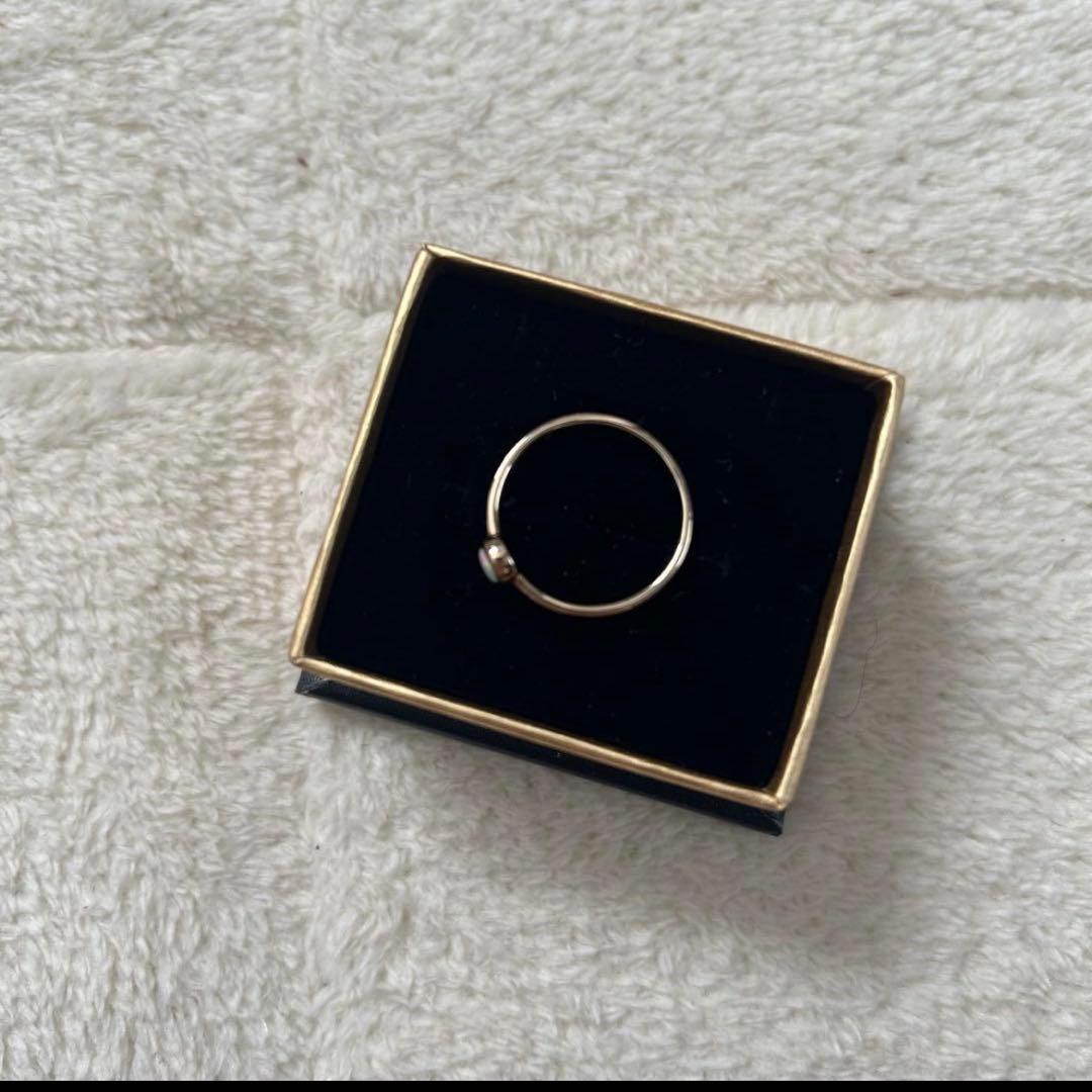 ete エテ オパールリング 指輪 #11 イエローゴールド K10