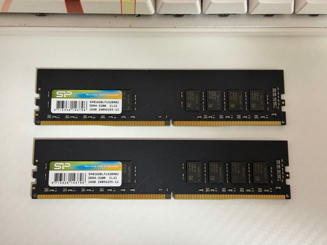 SP DDR4 3200 メモリー 16g*2