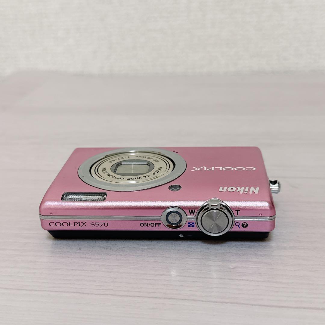 2471【希少品】Nikon ニコン COOLPIX S570 ピンク