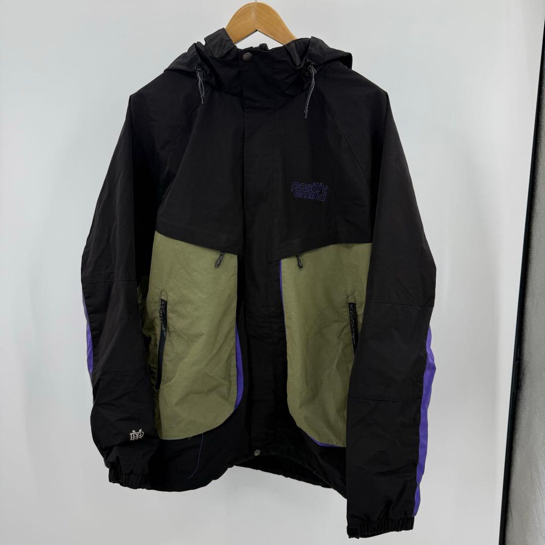 hiro.09　dimitoスノーボードジャケット 黒/オリーブ/紫