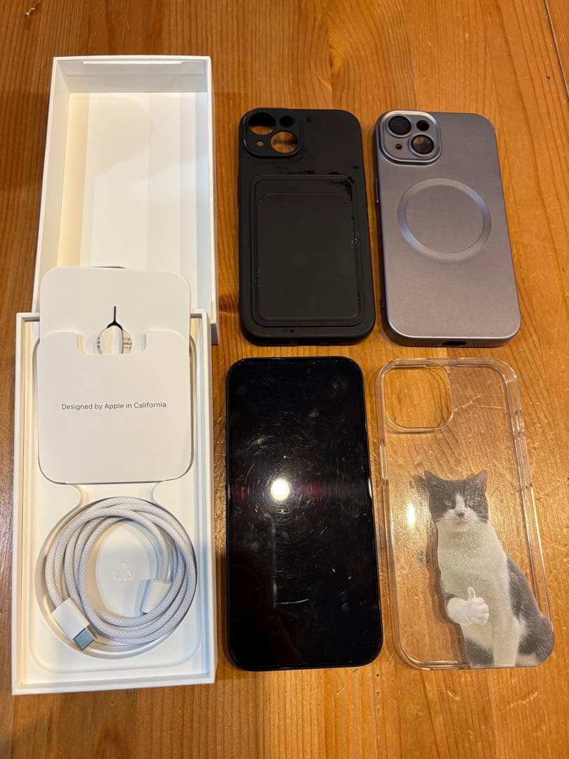 Apple iPhone 15 ブラック 97%バッテリー 128GB 本体