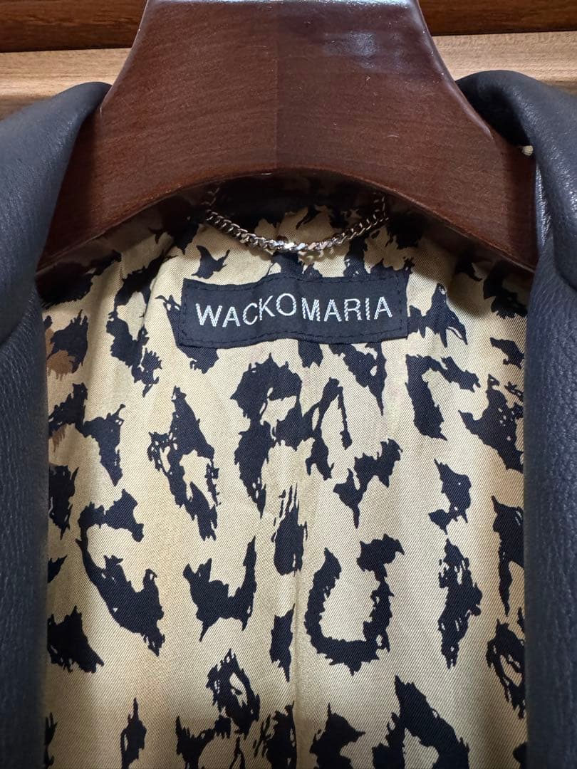 ジャケット・アウター WACKO MARIA LEATHER CAR COAT